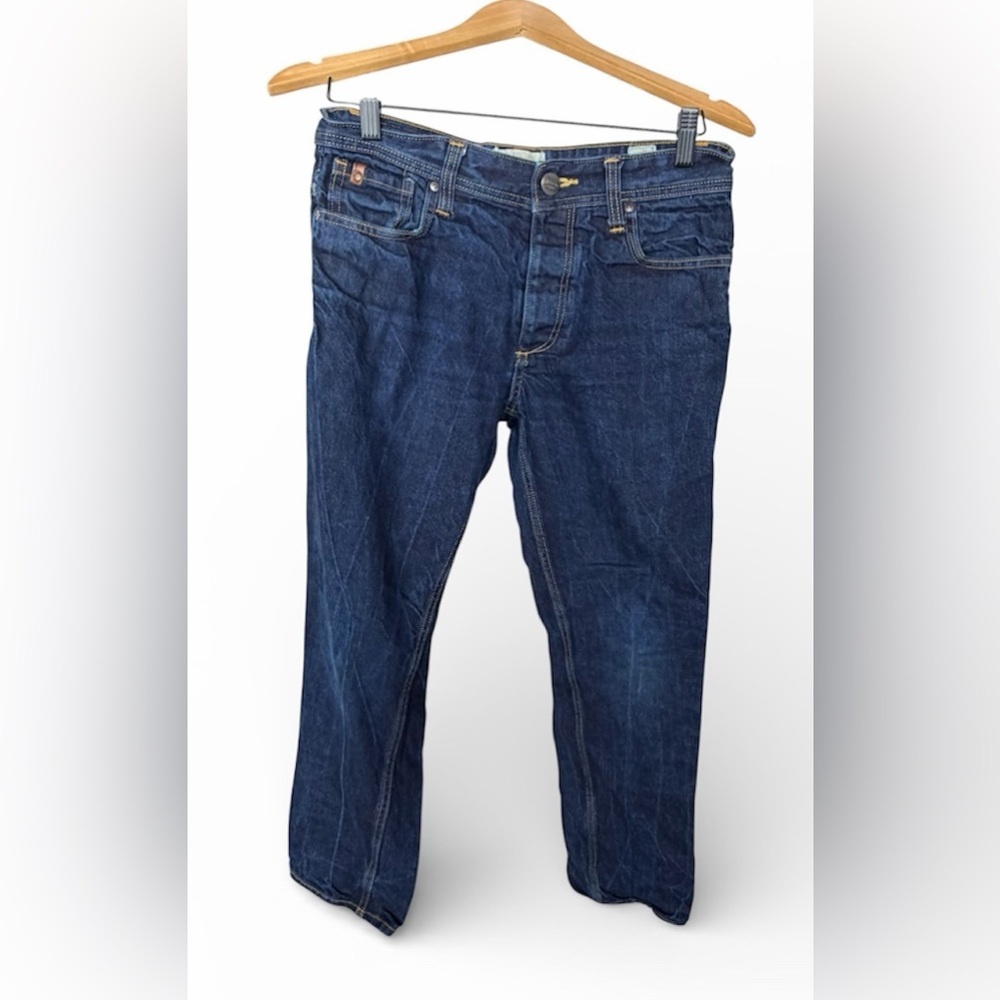 Jack & Jones Vintage Clothing Co Dark Wash Jeans 30x26 Cropped